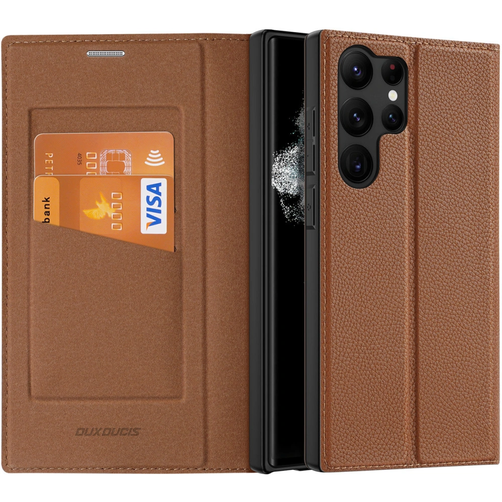 Hurtownia GSM - Case Dux Ducis Skin X2 Samsung Galaxy S23 Ultra braun - DDS1513 - {ean13} - Hurt
