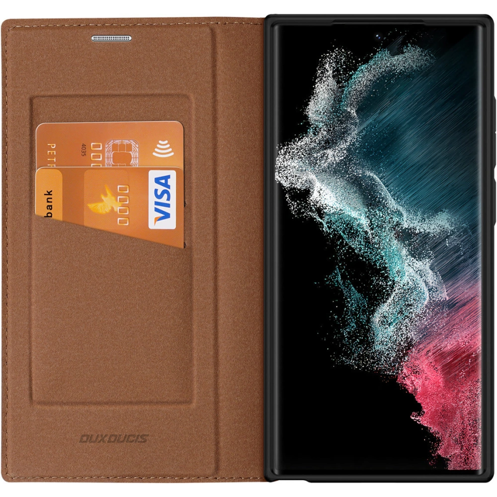 Hurtownia GSM - Case Dux Ducis Skin X2 Samsung Galaxy S23 Ultra braun - DDS1513 - {ean13} - Hurt