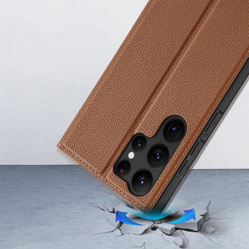 Hurtownia GSM - Case Dux Ducis Skin X2 Samsung Galaxy S23 Ultra braun - DDS1513 - {ean13} - Hurt