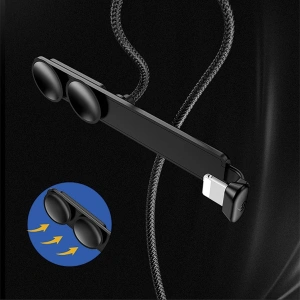 Hurtownia GSM - Kabel USAMS Gaming U9 Lightning 1,5m 2A czarny/black (US-SJ278) - USA824 - {ean13} - Hurt