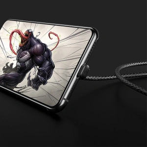 USAMS Gaming U9 Lightning kábel 1,5m 2A fekete (US-SJ278)