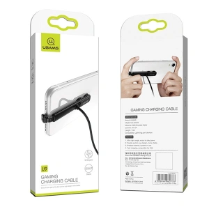 Hurtownia GSM - Kabel USAMS Gaming U9 Lightning 1,5m 2A czarny/black (US-SJ278) - USA824 - {ean13} - Hurt