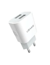 Hurtownia GSM - Încărcător de rețea USAMS 2xUSB 2,4A alb/white Fast Charging (US-CC023) - USA826 - {ean13} - Hurt