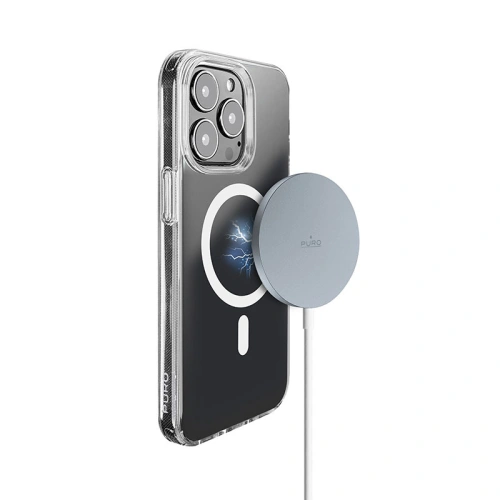 Ładowarka bezprzewodowa PURO Magnetic Charging Cable USB-C MagSafe 15W (niebieski)