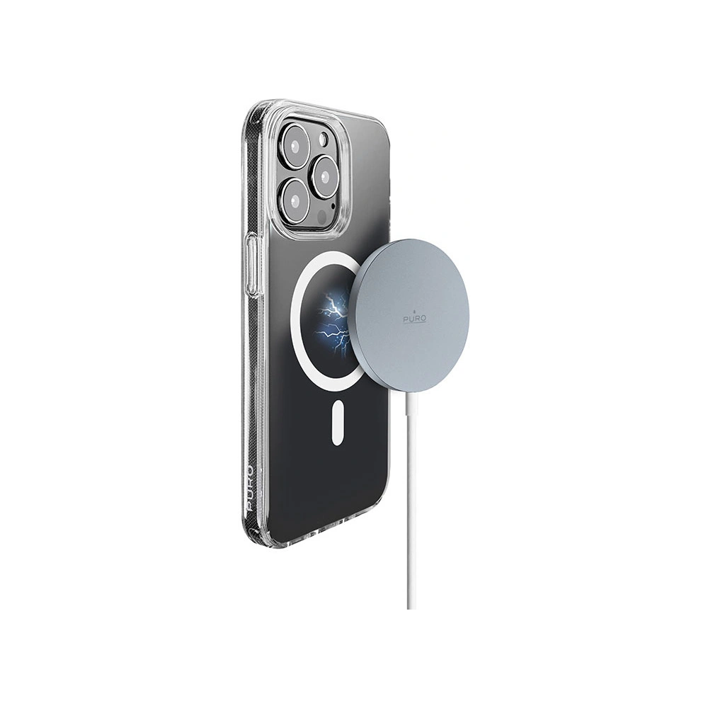 Hurtownia GSM - Kabellose Ladegerät PURO Magnetic Ladekabel USB-C MagSafe 15W (blau) - PUR625 - {ean13} - Hurt