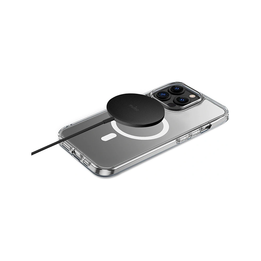 Hurtownia GSM - Încărcător wireless PURO Magnetic Cablu de încărcare USB-C MagSafe 15W (negru) - PUR626 - {ean13} - Hurt