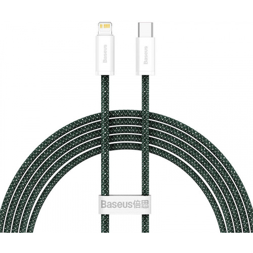 Baseus Distributor - 6932172620905 - BSU3876 - Baseus Dynamic 2 Series USB-C/Lightning Cable 20W 2m (green) - B2B homescreen