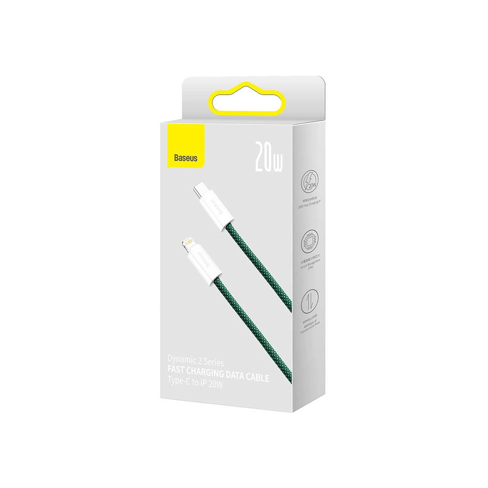 Hurtownia GSM - Kabel Baseus Dynamic 2 Series USB-C/Lightning 20W 2m (grün) - BSU3876 - {ean13} - Hurt