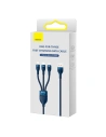 Hurtownia GSM - Kabel 3w1 Baseus Flash Series Ⅱ USB-USB-C/microUSB/Lightning 66W 1.2m (blau) - BSU3888 - {ean13} - Hurt