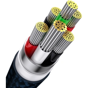 Hurtownia GSM - Kabel 3w1 Baseus Flash Series Ⅱ USB-USB-C/microUSB/Lightning 66W 1.2m (blau) - BSU3888 - {ean13} - Hurt