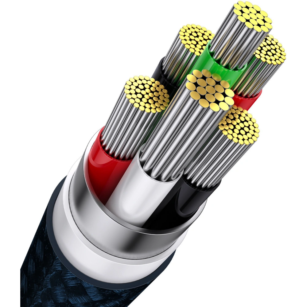 Hurtownia GSM - Kabel 3w1 Baseus Flash Series Ⅱ USB-USB-C/microUSB/Lightning 66W 1.2m (blau) - BSU3888 - {ean13} - Hurt