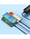 Wholesale Baseus Flash Series Ⅱ USB-USB-C/microUSB/Lightning 3in1 Cable 66W 1.2m (blue) - BSU3888 - {ean13} - Hurt