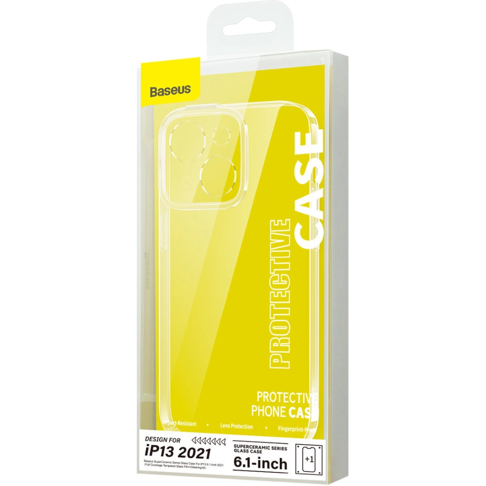 Hurtownia GSM - Etui Baseus SuperCeramic Glass Case Apple iPhone 13 + čisticí sada - BSU3889 - {ean13} - Hurt