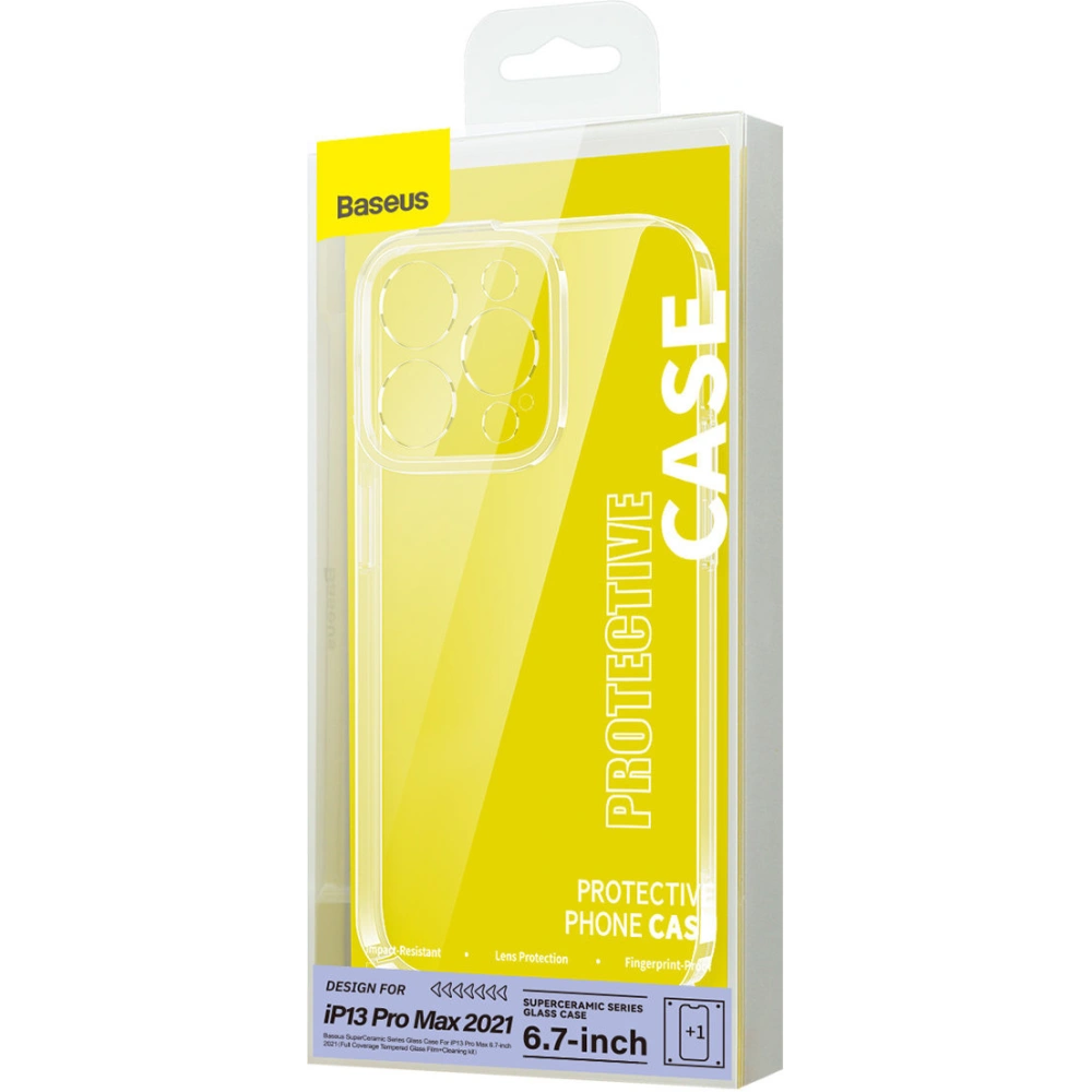 Hurtownia GSM - Etui Baseus SuperCeramic Glass Case Apple iPhone 13 Pro Max + tisztító készlet - BSU3891 - {ean13} - Hurt