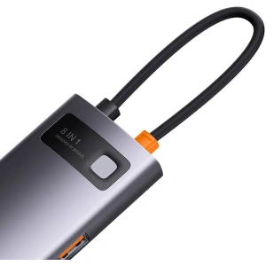 Hurtownia GSM - Hub Baseus StarJoy Sorozat 8w1 USB-C - HDMI + 3 x USB 3.1 + USB-C PD + RJ45 + microSD/SD - BSU3895 - {ean13} - Hurt