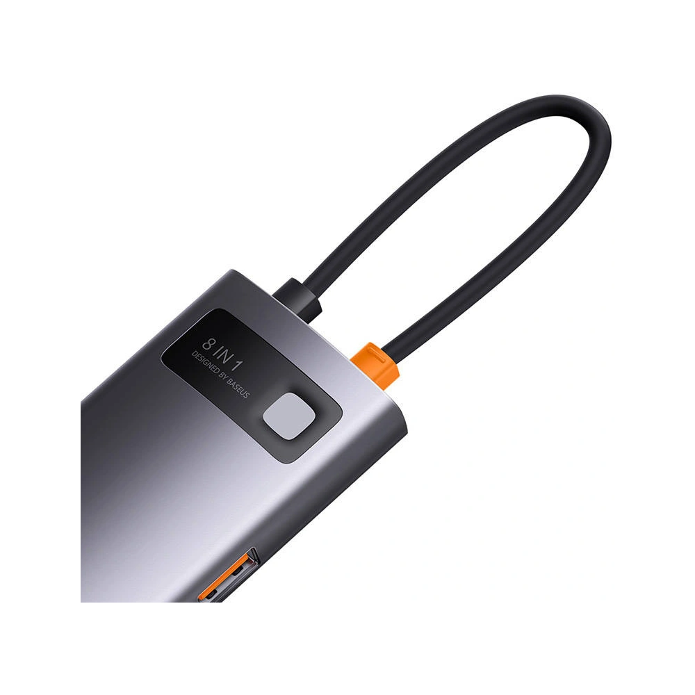 Hurtownia GSM - Hub Baseus StarJoy Series 8w1 USB-C - HDMI + 3 x USB 3.1 + USB-C PD + RJ45 + microSD/SD - BSU3895 - {ean13} - Hurt