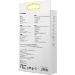 Hurtownia GSM - Hub Baseus StarJoy Sorozat 8w1 USB-C - HDMI + 3 x USB 3.1 + USB-C PD + RJ45 + microSD/SD - BSU3895 - {ean13} - Hurt