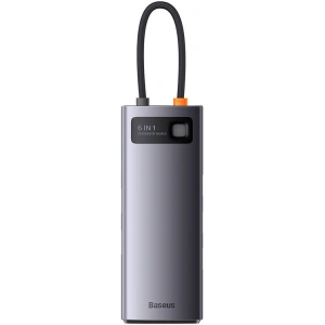 Hurtownia GSM - Hub Baseus StarJoy Series 6w1 USB-C - HDMI + 3 x USB 3.0 + USB-C PD + RJ45 - BSU3896 - {ean13} - Hurt