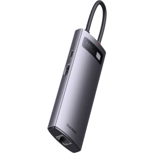 Hurtownia GSM - Hub Baseus StarJoy Series 6w1 USB-C - HDMI + 3 x USB 3.0 + USB-C PD + RJ45 - BSU3896 - {ean13} - Hurt