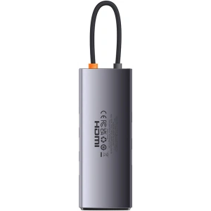 Hurtownia GSM - Hub Baseus StarJoy Series 6w1 USB-C - HDMI + 3 x USB 3.0 + USB-C PD + RJ45 - BSU3896 - {ean13} - Hurt