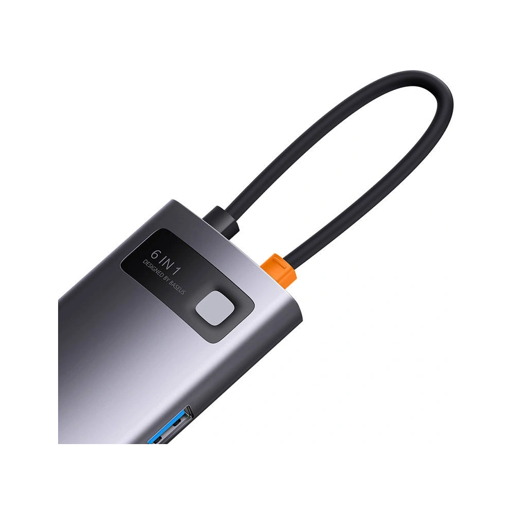 Hurtownia GSM - Hub Baseus StarJoy Serie 6in1 USB-C - HDMI + 3 x USB 3.0 + USB-C PD + RJ45 - BSU3896 - {ean13} - Hurt