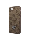 Hurtownia GSM - Case Guess GUHCI8P4TPW Apple iPhone SE 2022/SE 2020/8/7 Hardcase braun/brown Hardcase 4G Triangle Logo Kartenfach - GUE2326 - {ean13} - Hurt