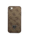 Hurtownia GSM - Case Guess GUHCI8P4TPW Apple iPhone SE 2022/SE 2020/8/7 Hardcase braun/brown Hardcase 4G Triangle Logo Kartenfach - GUE2326 - {ean13} - Hurt