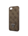 Hurtownia GSM - Case Guess GUHCI8P4TPW Apple iPhone SE 2022/SE 2020/8/7 Hardcase braun/brown Hardcase 4G Triangle Logo Kartenfach - GUE2326 - {ean13} - Hurt