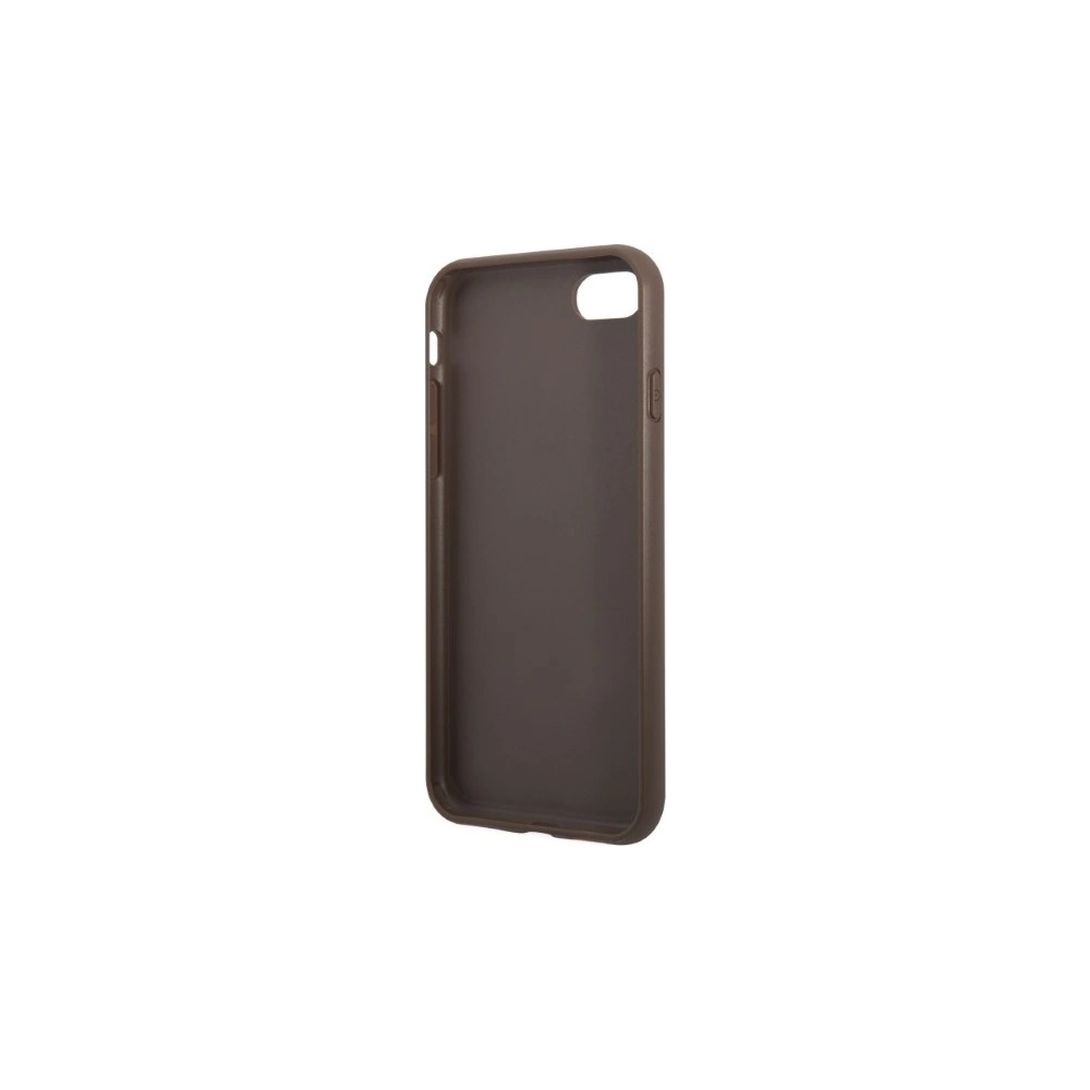 Hurtownia GSM - Case Guess GUHCI8P4TPW Apple iPhone SE 2022/SE 2020/8/7 Hardcase braun/brown Hardcase 4G Triangle Logo Kartenfach - GUE2326 - {ean13} - Hurt