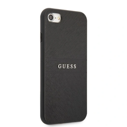 Etui Guess GUHCI8PSASBBK Apple iPhone SE 2022/SE 2020/8/7 czarny/black Saffiano Strap