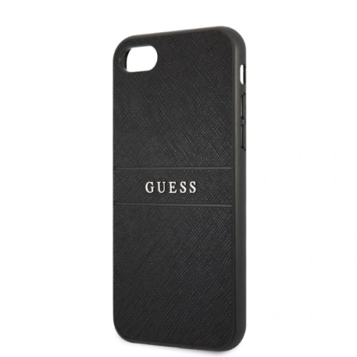 Etui Guess GUHCI8PSASBBK Apple iPhone SE 2022/SE 2020/8/7 czarny/black Saffiano Strap