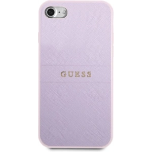 Hurtownia GSM - Case Guess GUHCI8PSASBPU für Apple iPhone SE 2022/SE 2020/8/7 Hardcase lila/purple Saffiano Hot Stamp & Metalllogo - GUE2328 - {ean13} - Hurt