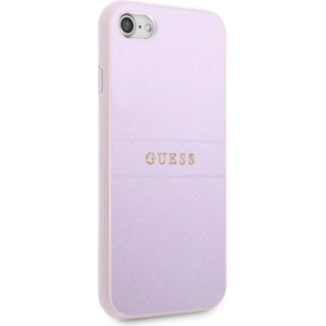 Hurtownia GSM - Case Guess GUHCI8PSASBPU für Apple iPhone SE 2022/SE 2020/8/7 Hardcase lila/purple Saffiano Hot Stamp & Metalllogo - GUE2328 - {ean13} - Hurt