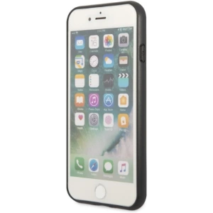 Hurtownia GSM - Etui Guess GUHCI8PSATPK Apple iPhone SE 2022/SE 2020/8/7 kemény tok fekete hardcase Saffiano Triangle Logo kártyafogó - GUE2329 - {ean13} - Hurt
