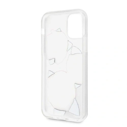 Etui Guess GUHCN58ROSTRT Apple iPhone 11 Pro transparent hardcase Flower Desire Pink & White Rose