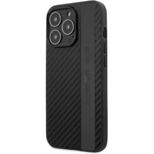 Hurtownia GSM - Etui Mercedes AMG AMHCP13LBLSCA Apple iPhone 13 Pro czarny/black hardcase Carbon Stripe&Embossed - MRS70 - {ean13} - Hurt