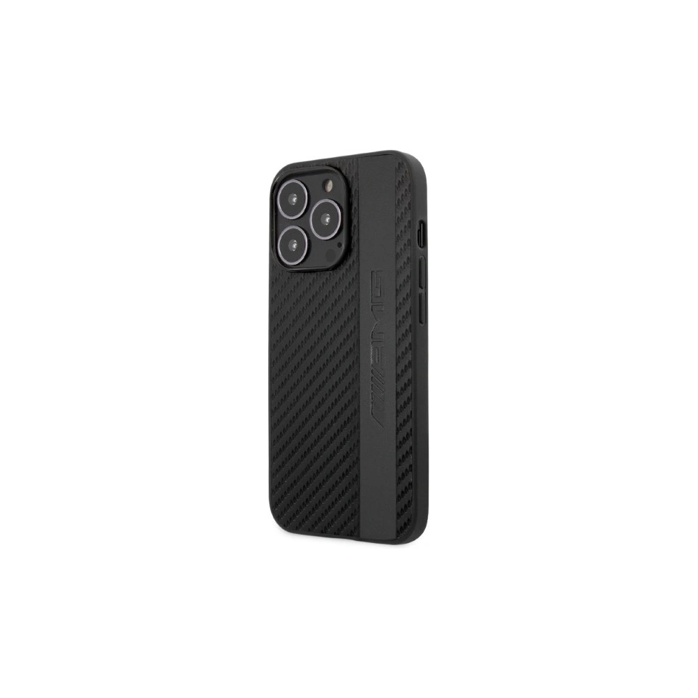 Hurtownia GSM - Etui Mercedes AMG AMHCP13LBLSCA Apple iPhone 13 Pro černý/black hardcase Carbon Stripe&Embossed - MRS70 - {ean13} - Hurt