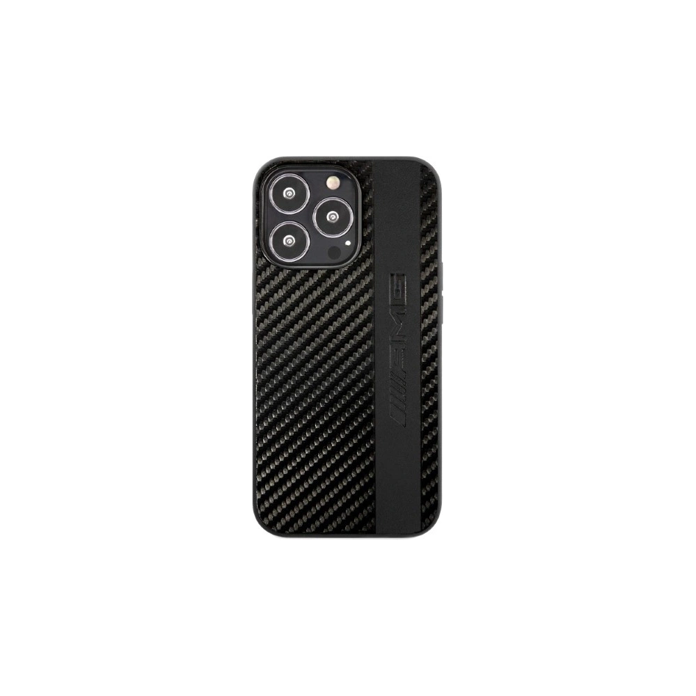 Hurtownia GSM - Etui Mercedes AMG AMHCP13LBLSCA Apple iPhone 13 Pro černý/black hardcase Carbon Stripe&Embossed - MRS70 - {ean13} - Hurt