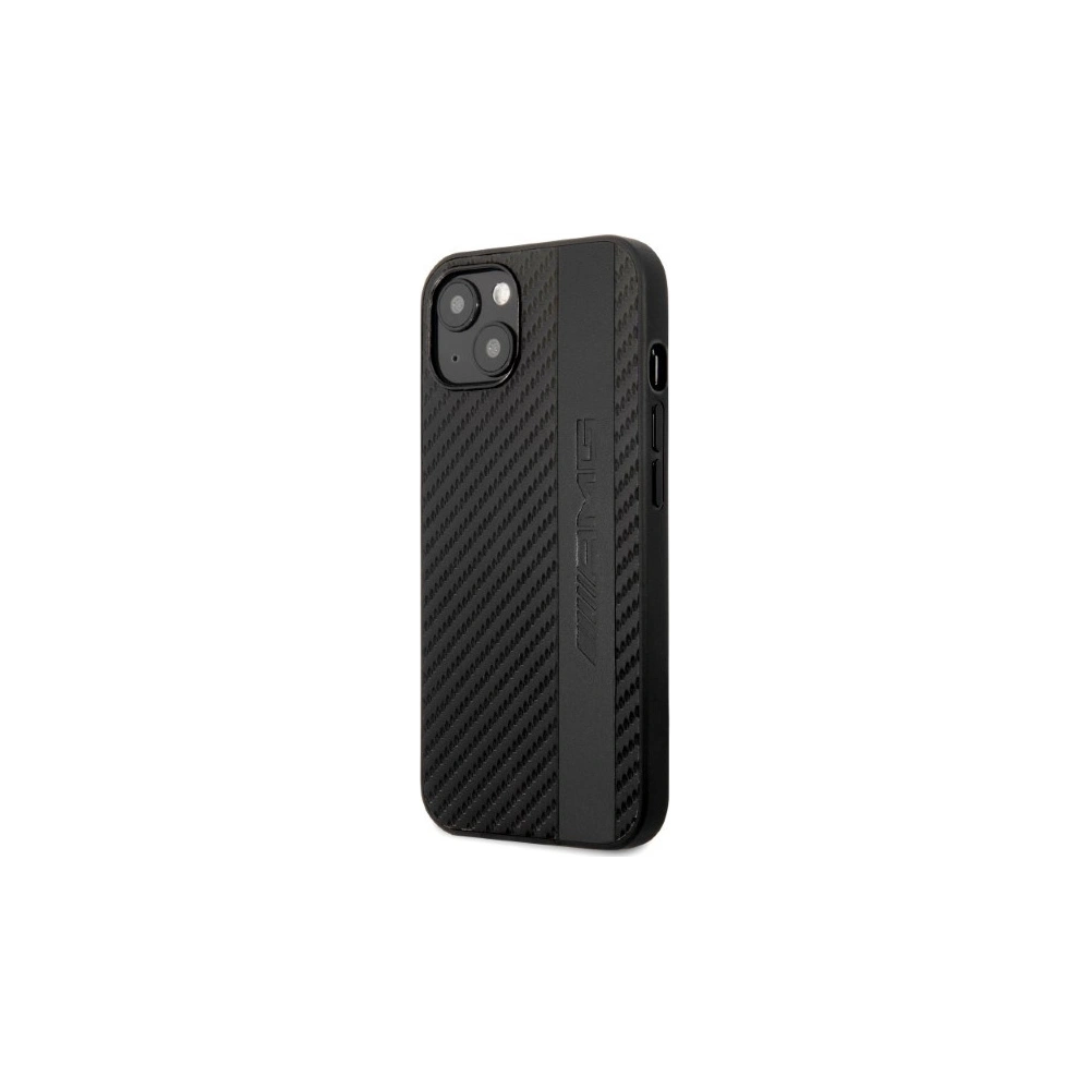 Hurtownia GSM - Etui Mercedes AMG AMHCP13MBLSCA Apple iPhone 13 černý/black hardcase Carbon Stripe&Embossed - MRS71 - {ean13} - Hurt