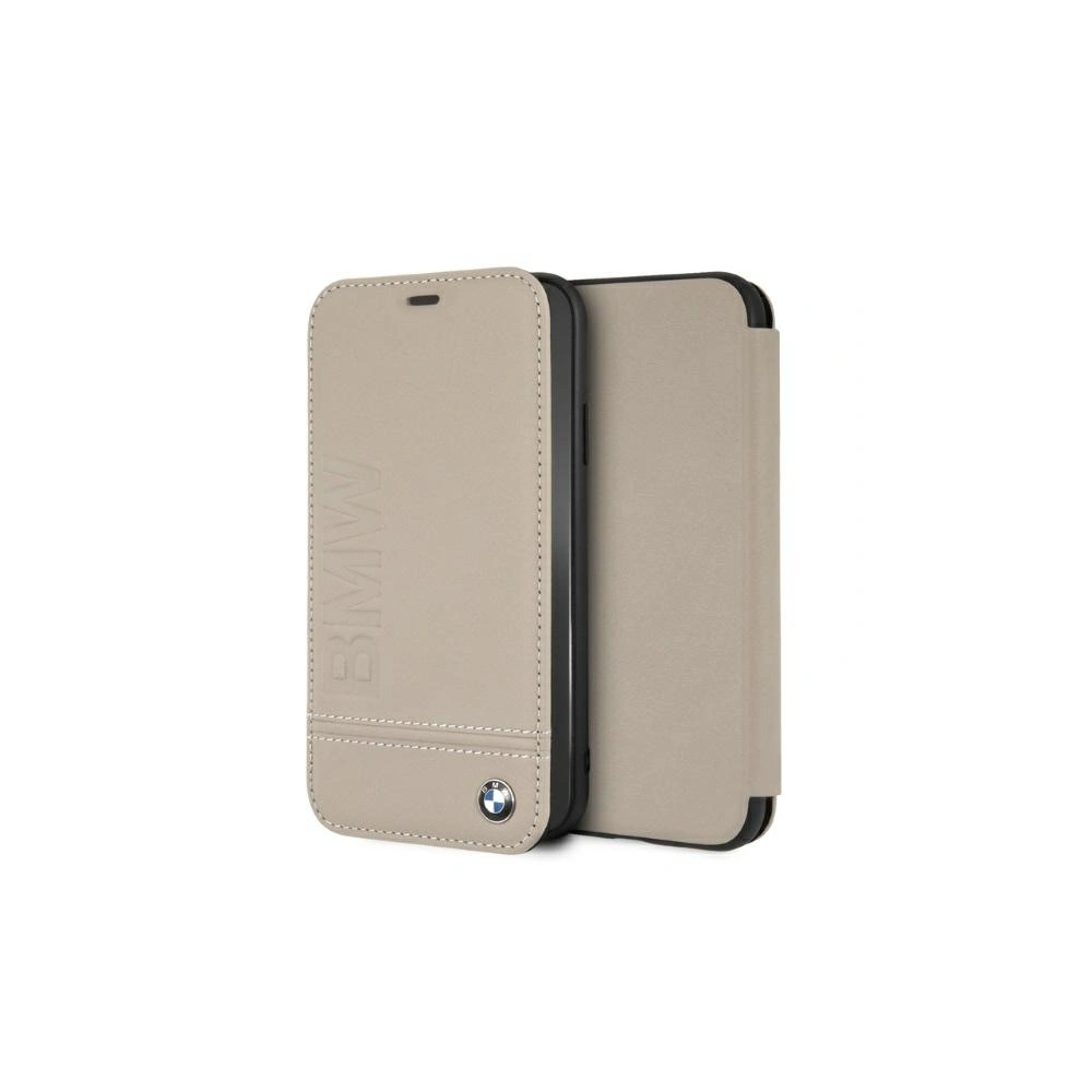 Hurtownia GSM - Etui BMW BMFLBKI61LLST Apple iPhone XR könyv bézs/taupe Logó lenyomat - BMW329 - {ean13} - Hurt
