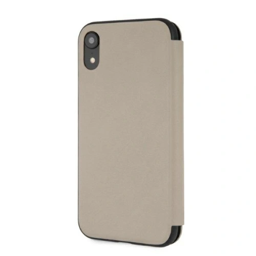 Etui BMW BMFLBKI61LLST Apple iPhone XR book beżowy/taupe Logo Imprint