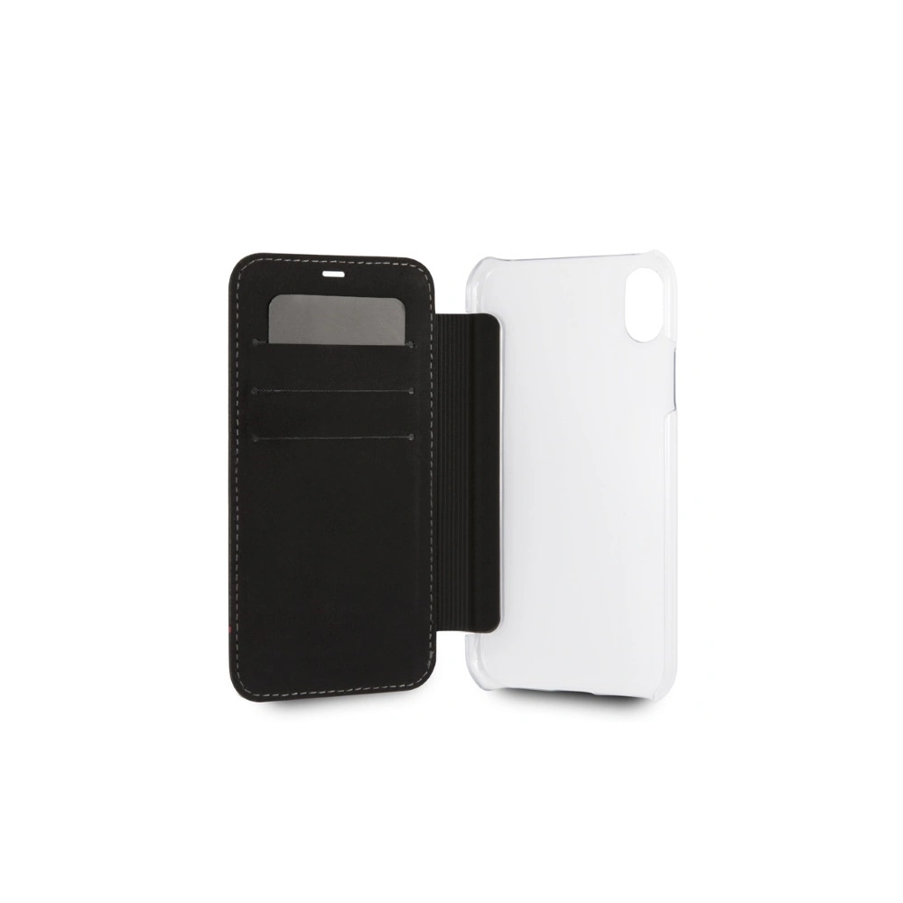 Hurtownia GSM - Etui BMW BMTRBKI61PUCARTCBK Apple iPhone XR book negru/black Carbon Tricolor Stripe - BMW330 - {ean13} - Hurt