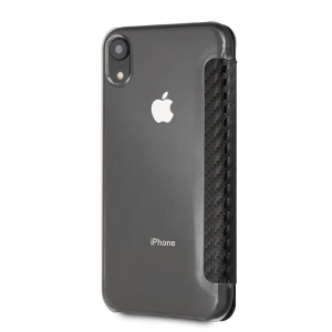 Hurtownia GSM - Etui BMW BMTRBKI61PUCARTCBK Apple iPhone XR könyv fekete/black Carbon Tricolor Stripe - BMW330 - {ean13} - Hurt