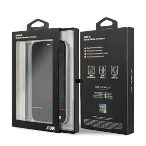 Wholesale BMW BMTRBKI61PUCARTCBK Apple iPhone XR book black Carbon Tricolor Stripe - BMW330 - {ean13} - Hurt