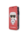 Hurtownia GSM - Etui Karl Lagerfeld KLFLBKPXKSCORE Apple iPhone XS/X könyvtok piros/piros Karl Space Cosmonaut - KLD1359 - {ean13} - Hurt