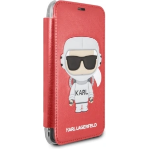 Hurtownia GSM - Case Karl Lagerfeld KLFLBKPXKSCORE Apple iPhone XS/X Buchhülle rot/red Karl Space Cosmonaut - KLD1359 - {ean13} - Hurt