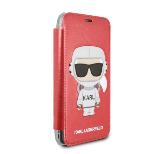 Etui Karl Lagerfeld KLFLBKPXKSCORE Apple iPhone XS/X bookcase czerwony/red Karl Space Cosmonaut