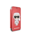 Hurtownia GSM - Etui Karl Lagerfeld KLFLBKPXKSCORE Apple iPhone XS/X könyvtok piros/piros Karl Space Cosmonaut - KLD1359 - {ean13} - Hurt
