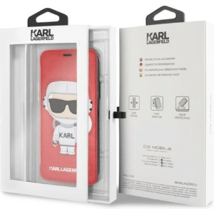 Hurtownia GSM - Case Karl Lagerfeld KLFLBKPXKSCORE Apple iPhone XS/X Buchhülle rot/red Karl Space Cosmonaut - KLD1359 - {ean13} - Hurt