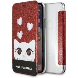 Hurtownia GSM - Etui Karl Lagerfeld KLFLBKPXVDCRE Apple iPhone XS/X roșu carte Valentine - KLD1360 - {ean13} - Hurt